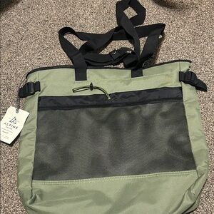 Alpine Olive and Black Duffel Bag